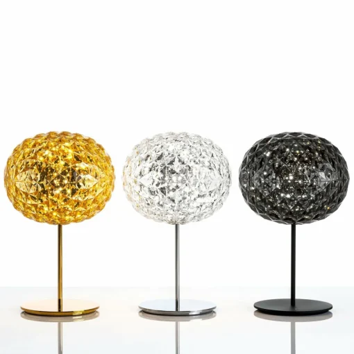 Kartell Planet lampe à poser LED, pied, gris fumée| Lampes À Poser Led|Lampes À Poser Et Lampes De Table