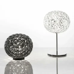 Kartell Planet lampe de table LED sphère, grise| Lampes À Poser Led|Lampes À Poser Et Lampes De Table