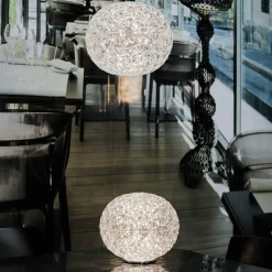 Kartell Planet lampe de table LED sphère, transp.| Lampes À Poser Led|Lampes À Poser Et Lampes De Table