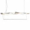 Knikerboker Crash Tube suspension 130x40cm blanche| Suspensions Led|Suspensions