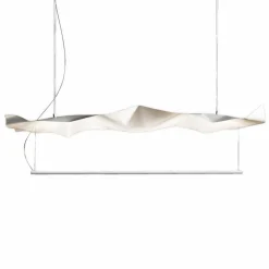 Knikerboker Crash Tube suspension 130x40cm blanche| Suspensions Led|Suspensions