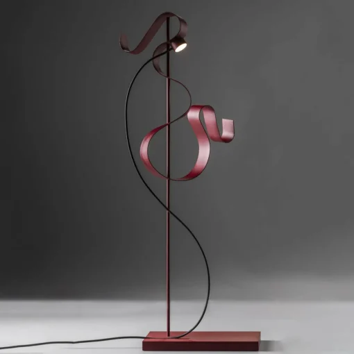 Knikerboker Curve lampe à poser LED rouge| Lampes À Poser Led|Lampes À Poser Et Lampes De Table