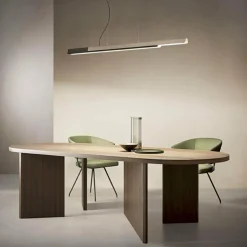 Kundalini Dala linear gris foncé/béton, 2 700 K| Suspensions Led|Suspensions