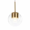 Kundalini Dew suspension LED, à une lampe laiton| Suspensions Led|Suspensions
