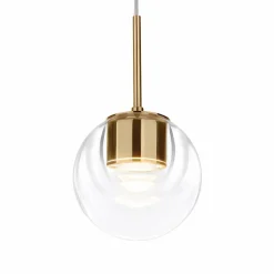 Kundalini Dew suspension LED, à une lampe laiton| Suspensions Led|Suspensions