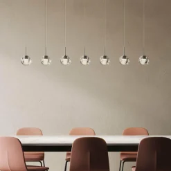 Kundalini Dew suspension LED, à une lampe chromée| Suspensions Led|Suspensions