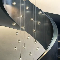 Kundalini Dew suspension LED, à une lampe chromée| Suspensions Led|Suspensions
