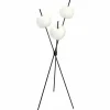 Kundalini Kushi - lampadaire LED moderne, noir| Luminaires Led D'Intérieur