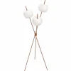 Kundalini Kushi - lampadaire LED moderne, cuivre| Lampadaires Led|Lampadaires