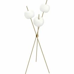 Kundalini Kushi - lampadaire LED moderne, laiton| Lampadaires Led|Lampadaires