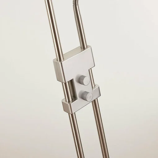 Lindby Lampadaire à éclairage indirect Jonne, liseuse, angulaire| Lampadaires Led|Lampadaires