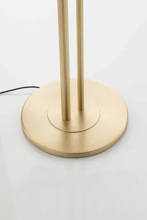 Knapstein Lampadaire à éclairage indirect LED Jona, liseuse, laiton mat| Lampadaires Led|Lampadaires