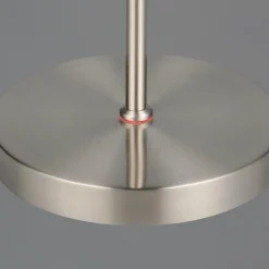 Reality Leuchten Lampadaire à LED rechargeables Moreno, nickel mat, CCT, intensité variable| Lampadaires Led|Lampadaires