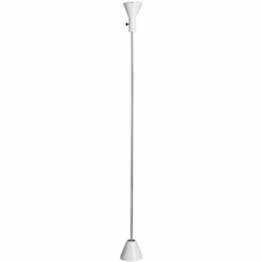 TECNOLUMEN Lampadaire de designer blanc Gru avec LED| Lampadaires Led|Lampadaires