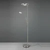 Trio Lighting Lampadaire indirect LED Barrie liseuse, nickel mat| Lampadaires Led|Lampadaires
