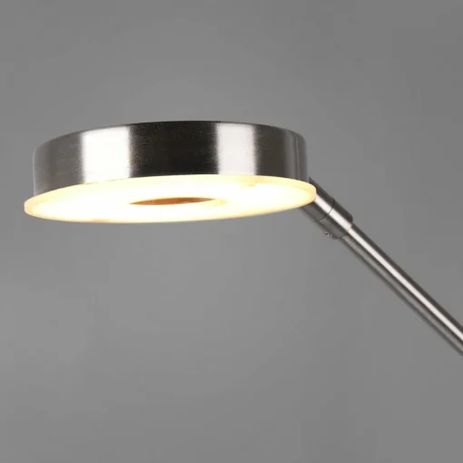 Trio Lighting Lampadaire indirect LED Barrie liseuse, nickel mat| Lampadaires Led|Lampadaires