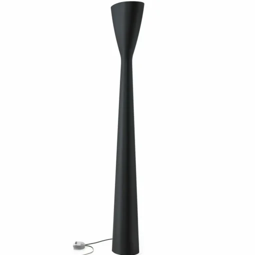 Luceplan Lampadaire indirect LED Carrara variateur, noir| Lampadaires Led|Lampadaires