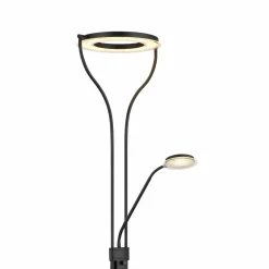 Globo Lampadaire indirect LED Ebro avec liseuse LED, dim| Lampadaires Led|Lampadaires