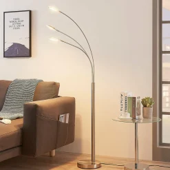 Lindby Lampadaire LED Anea à 3 lampes| Lampadaires Led|Lampadaires