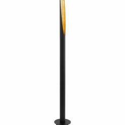 EGLO Lampadaire LED Barbotto en noir/or| Luminaires Led D'Intérieur