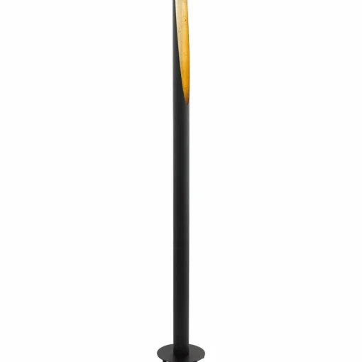EGLO Lampadaire LED Barbotto en noir/or| Luminaires Led D'Intérieur