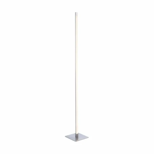 JUST LIGHT. Lampadaire LED Bella, droit, pied angulaire, acier| Lampadaires Led|Lampadaires