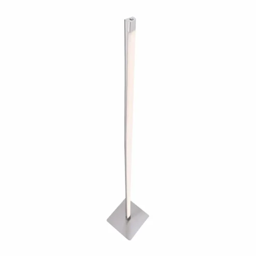 JUST LIGHT. Lampadaire LED Bella, droit, pied angulaire, acier| Lampadaires Led|Lampadaires