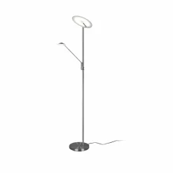 Trio Lighting Lampadaire LED Brantford liseuse, nickel mat| Lampadaires Led|Lampadaires