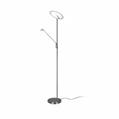 Trio Lighting Lampadaire LED Brantford liseuse, nickel mat| Lampadaires Led|Lampadaires