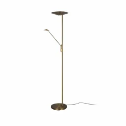 Trio Lighting Lampadaire LED Brantford liseuse, laiton ancien| Lampadaires Led|Lampadaires