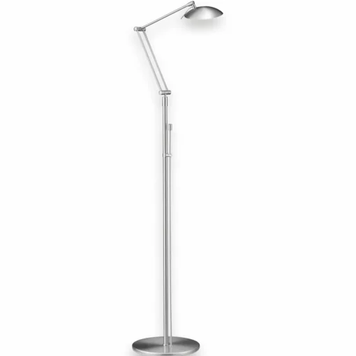 Knapstein Lampadaire LED Curl nickel mat| Lampadaires Led|Lampadaires