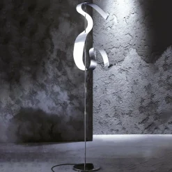 Knikerboker Lampadaire LED Curve à la feuille d'argent| Lampadaires Led|Lampadaires