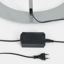Lindby Lampadaire LED Danua, argenté| Lampadaires Led|Lampadaires
