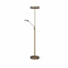 Trio Lighting Lampadaire LED Franklin, liseuse, laiton ancien| Lampadaires Led|Lampadaires