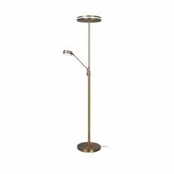 Trio Lighting Lampadaire LED Franklin, liseuse, laiton ancien| Lampadaires Led|Lampadaires