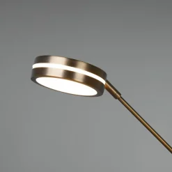 Trio Lighting Lampadaire LED Franklin, liseuse, laiton ancien| Lampadaires Led|Lampadaires