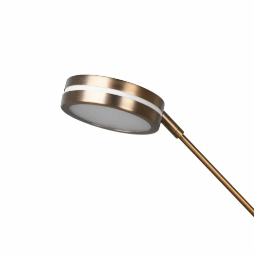 Trio Lighting Lampadaire LED Franklin, liseuse, laiton ancien| Lampadaires Led|Lampadaires