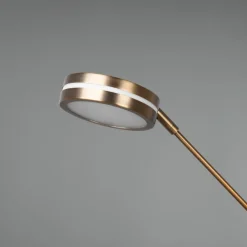 Trio Lighting Lampadaire LED Franklin, liseuse, laiton ancien| Lampadaires Led|Lampadaires