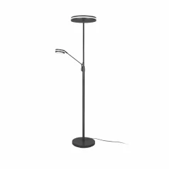 Trio Lighting Lampadaire LED Franklin, liseuse, anthracite| Lampadaires Led|Lampadaires