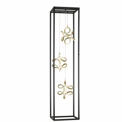 FISCHER & HONSEL Lampadaire LED Gesa 3 éléments d’éclairage en cage| Lampadaires Led|Lampadaires