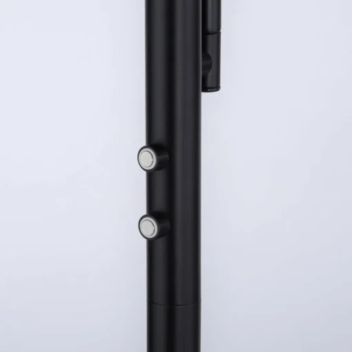 JUST LIGHT. Lampadaire LED Hans avec liseuse, angulaire, noir| Lampadaires Led|Lampadaires