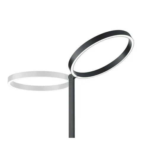 Knapstein Lampadaire LED Lana noir avec commande par gestes| Lampadaires Led|Lampadaires