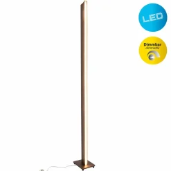 Näve Lampadaire LED Madera aspect bois, dimmable| Lampadaires Led|Lampadaires