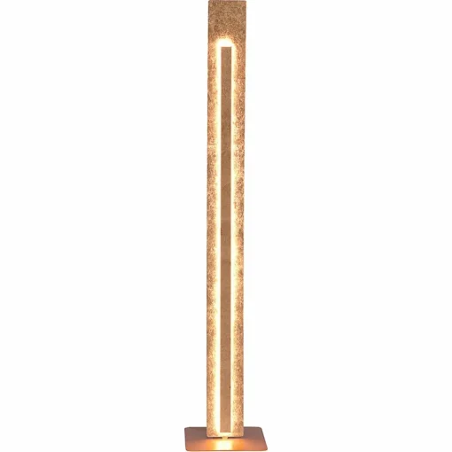 Paul Neuhaus Lampadaire LED Nevis moderne, aspect feuille d'or| Lampadaires Led|Lampadaires