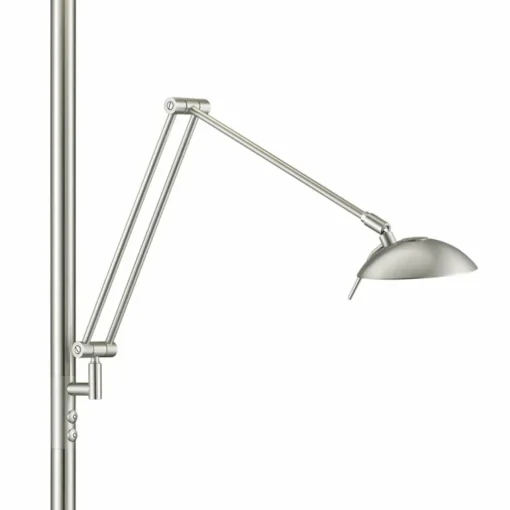 Knapstein Lampadaire LED Nola nickel mat| Lampadaires Led|Lampadaires