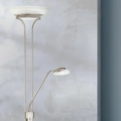 FISCHER & HONSEL Lampadaire LED Pool avec liseuse, fonction CCT| Lampadaires Led|Lampadaires