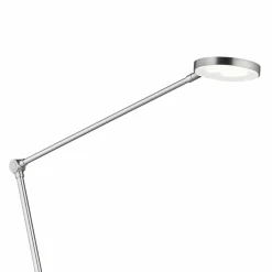 Knapstein Lampadaire LED Thea-S commande gestuelle, nickel| Lampadaires Led|Lampadaires
