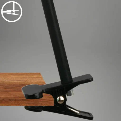 Briloner Lampe à pince LED rechargeable Tari, noir, CCT, variateur tactile, USB| Luminaires Led D'Intérieur