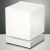 Fabas Luce Lampe à poser LED Brenta blanche avec variateur| Lampes À Poser Led|Lampes À Poser Et Lampes De Table
