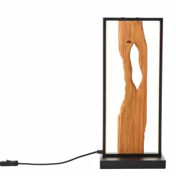 Brilliant Lampe à poser LED Chaumont en bois| Lampes À Poser Led|Lampes À Poser Et Lampes De Table